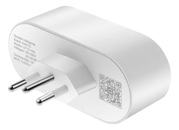Tomada Inteligente AVATTO Tuya Wi-Fi/Zigbee para padrão Brasil