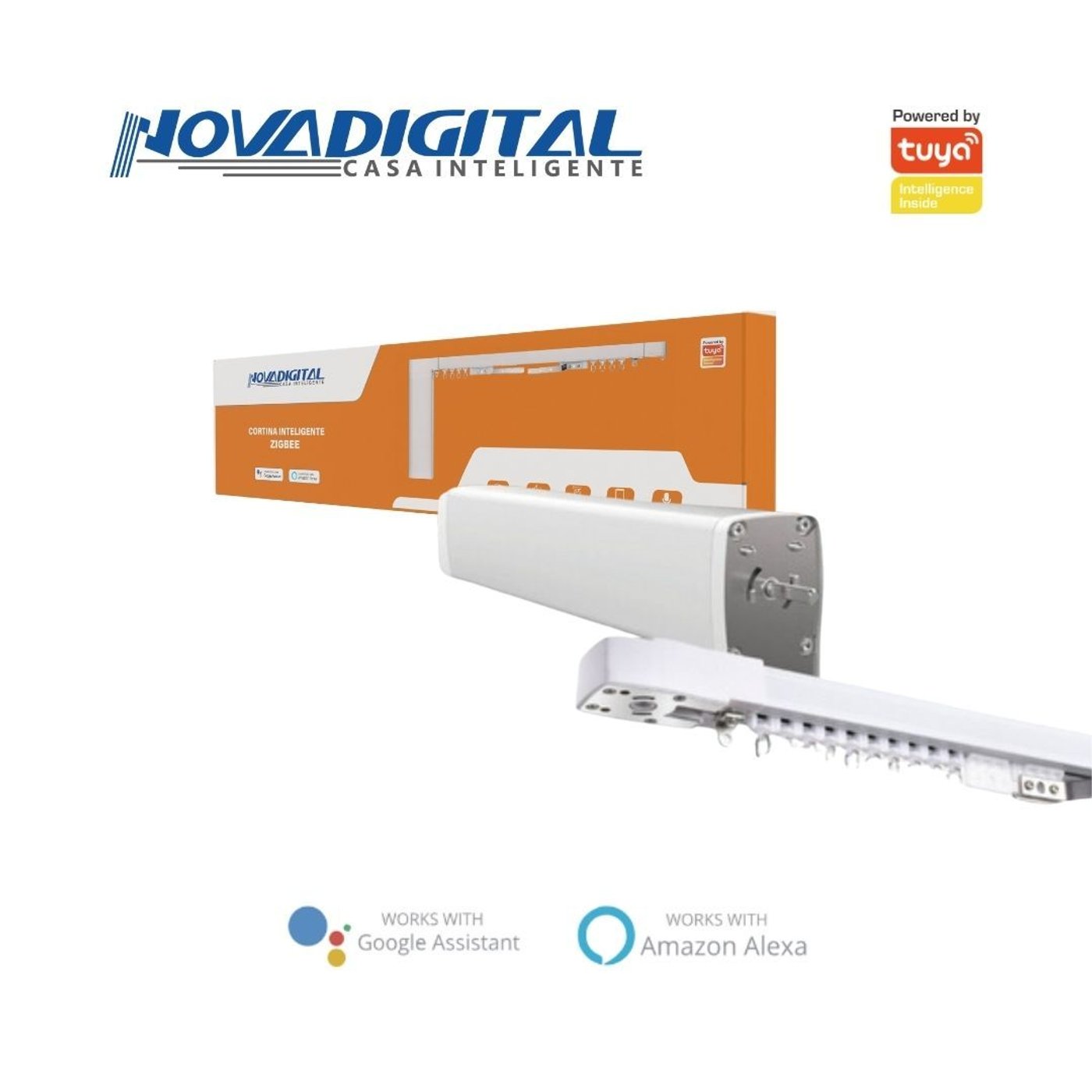 Cortina Inteligente Zigbee Novadigital